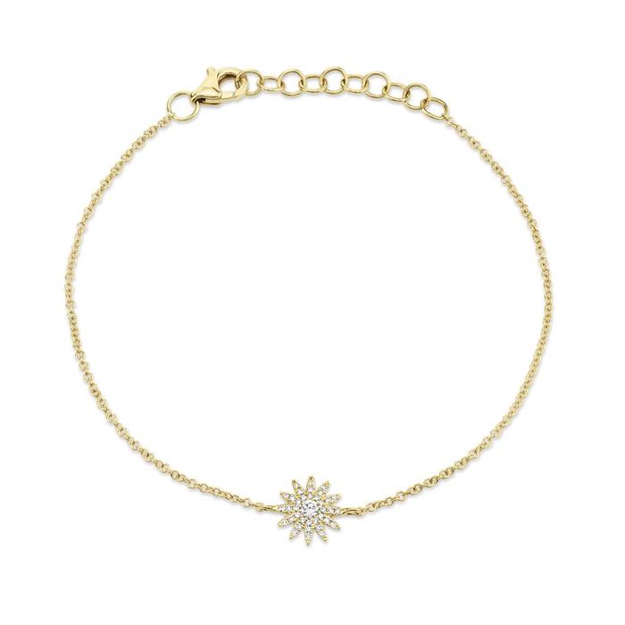 Bailey's Icon Collection Sunburst Bracelet in 14k Yellow Gold