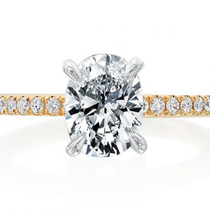 Forevermark Oval Diamond Engagement Ring Setting