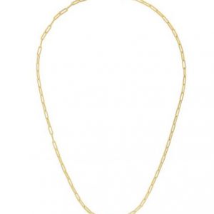 Paperclip Link Chain in 14k Yellow Gold NECKLACE Bailey's Fine Jewelry