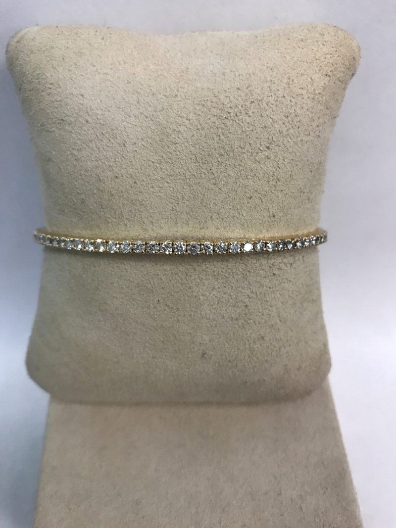 1.65CT Thin Diamond Cuff Bracelet