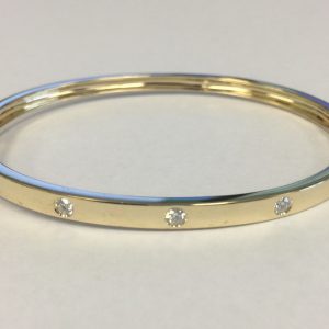 Five Stone Diamond Bangle BRACELET Bailey's Fine Jewelry