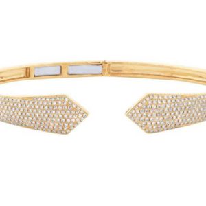 Pave Diamond Kite Cuff Bracelet BRACELET Bailey's Fine Jewelry
