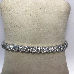 12.30CT Bezel Set Diamond Bracelet BRACELET Bailey's Fine Jewelry