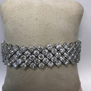 35.48CT Round Brilliant Diamond Bracelet BRACELET Bailey's Fine Jewelry