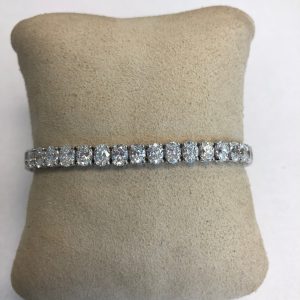 12.37CT Oval Diamond Tennis Bracelet BRACELET Bailey's Fine Jewelry