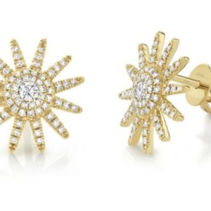 Diamond Starburst Stud Earrings EARRING Bailey's Fine Jewelry