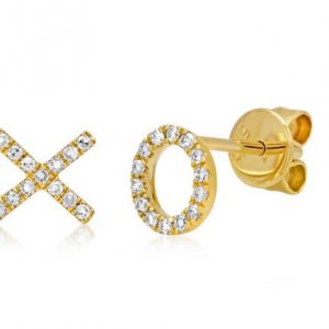 Bailey’s Goldmark Collection XO Diamond Stud Earrings EARRING Bailey's Fine Jewelry