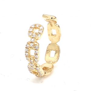 Diamond Link Ear Cuff EARRING Bailey's Fine Jewelry