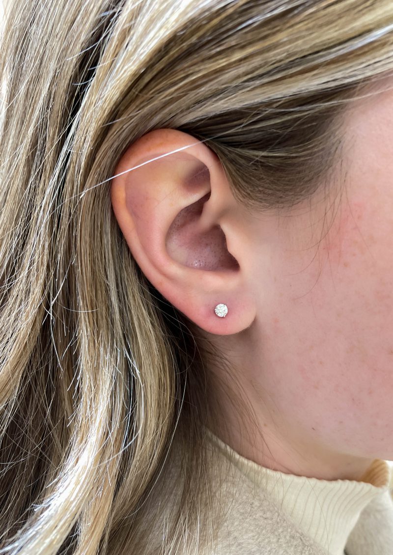 Forevermark .48CT IVS1 Diamond Stud Earrings