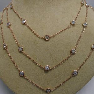 10.28CT Diamond By The Yard Necklace NECKLACE Bailey's Fine Jewelry
