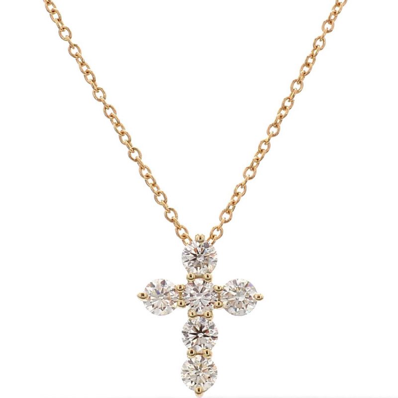 Bailey's Club Collection Diamond Cross Necklace