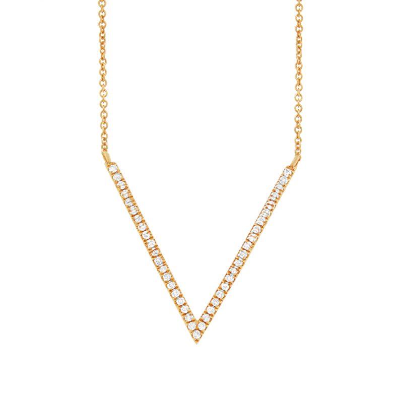 Bailey's Goldmark Collection Chevron Diamond Pendant Necklace