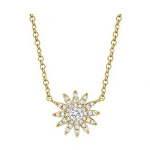 Bailey’s Icon Collection 18″ Sunburst Pendant Necklace NECKLACE Bailey's Fine Jewelry