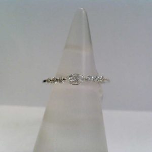 East-West Marquise Diamond Ring in 14k White Gold RINGS Bailey's Fine Jewelry