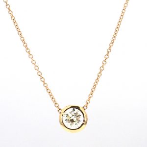 .77CT Bezel Set Diamond Pendant Necklace NECKLACE Bailey's Fine Jewelry