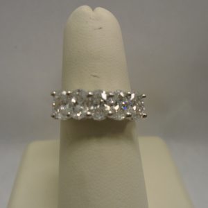 1.57CT 5 Oval Diamond Band Ring RINGS Bailey's Fine Jewelry