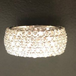 4.80TW 5-Row Diamond Eternity Ring RINGS Bailey's Fine Jewelry