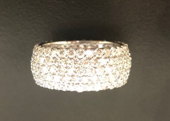 4.80TW 5-Row Diamond Eternity Ring