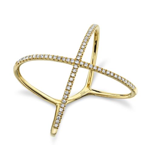 Bailey's Goldmark Collection Diamond X Ring