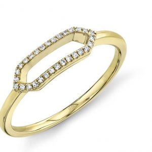 Bailey’s Goldmark Collection Open Hexagon Diamond Ring RINGS Bailey's Fine Jewelry