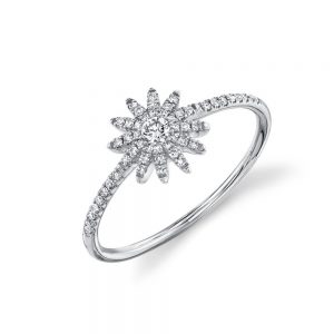 Diamond Sunburst Ring RINGS Bailey's Fine Jewelry