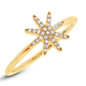Pave Diamond Starburst Ring RINGS Bailey's Fine Jewelry