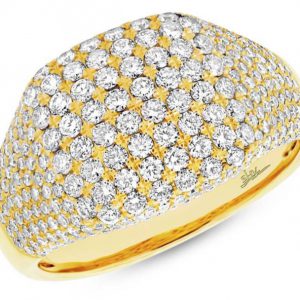 Pave Diamond Dome Ring RINGS Bailey's Fine Jewelry