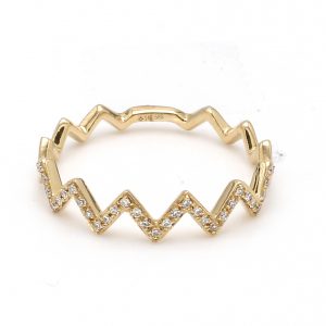 Bailey’s Goldmark Collection Diamond Zig Zag Ring RINGS Bailey's Fine Jewelry