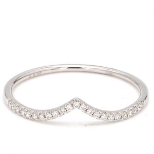 Diamond Contour Band Ring RINGS Bailey's Fine Jewelry