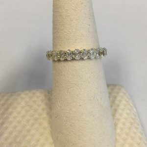 2.23CT Oval Diamond Eternity Ring RINGS Bailey's Fine Jewelry