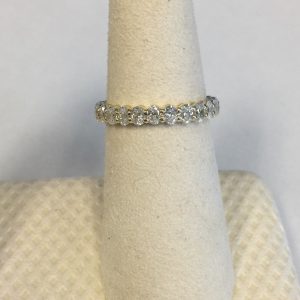 1.80CT Oval Diamond Eternity Ring RINGS Bailey's Fine Jewelry