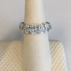 9.83CT Oval Diamond Eternity Ring RINGS Bailey's Fine Jewelry