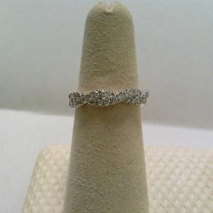Medium Pave Diamond Twist Band Ring RINGS Bailey's Fine Jewelry