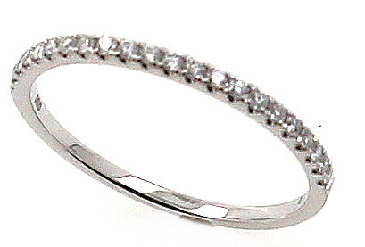 U-Prong Diamond Band Ring