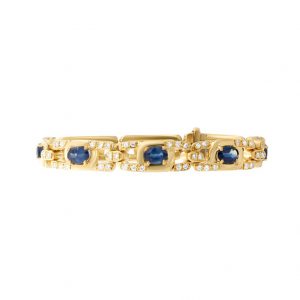 Bailey’s Estate Vintage Sapphire and Diamond Bracelet BRACELET Bailey's Fine Jewelry