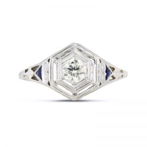 Bailey’s Estate Art Deco Solitaire Diamond Ring RINGS Bailey's Fine Jewelry