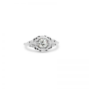 Bailey’s Estate Vintage 0.47ct Solitaire Ring RINGS Bailey's Fine Jewelry