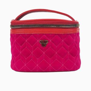 Getaway Jewelry Case in Quilted Fuchsia GIFTWARE Bailey's Fine Jewelry