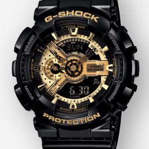 G-Shock Black and Gold Watch WATCH Bailey's Fine Jewelry