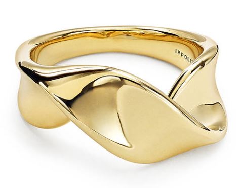 Ippolita 18k Yellow Gold Classico Twisted Ribbon Ring