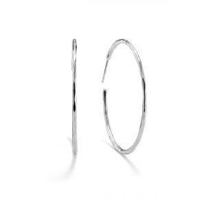 Ippolita Sterling Silver #3 Squiggle Hoops EARRING Bailey's Fine Jewelry