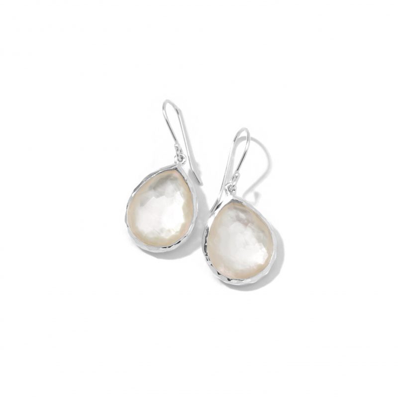 Ippolita Sterling Silver Rock Candy Teardrop Earrings in Mother-of-Pearl