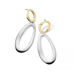 Ippolita Chimera Large Snowman Earrings in Sterling Silver and 18kt Yellow Gold EARRING Bailey's Fine Jewelry