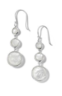 Ippolita Lollipop Sterling Silver Lollitini 3-Stone Drop Earrings in Mother-of-Pearl