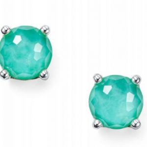 Ippolita Rock Candy Sterling Silver Single Stud Earring in Turquoise EARRING Bailey's Fine Jewelry