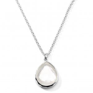 Ippolita Sterling Silver Rock Candy Teardrop Pendant Necklace in Mother of Pearl NECKLACE Bailey's Fine Jewelry