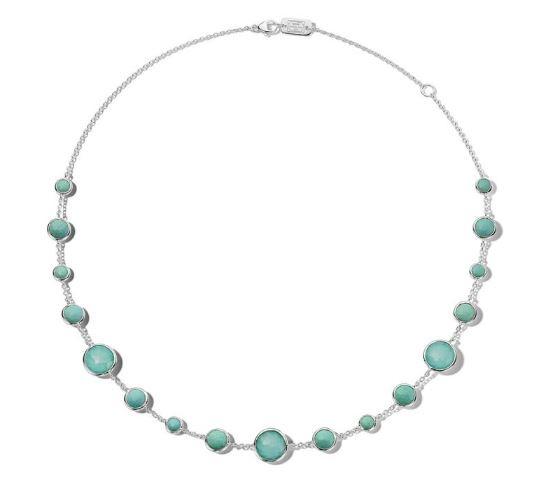 Ippolita Lollipop Sterling Silver Lollitini Short Necklace in Turquoise