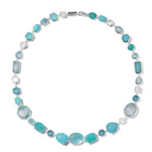 Ippolita Rock Candy Sterling Silver All Stone Necklace in Waterfall NECKLACE Bailey's Fine Jewelry