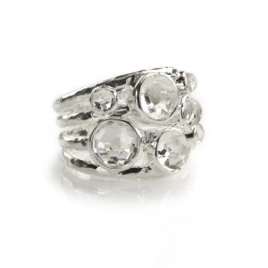 Ippolita Sterling Silver Rock Candy Collection Constellation Ring in Clear Quartz RINGS Bailey's Fine Jewelry