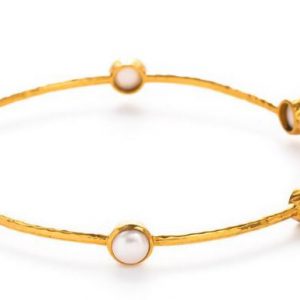 Julie Vos 24kt Yellow Gold Plate Milano Luxe Bangle Bracelet BRACELET Bailey's Fine Jewelry